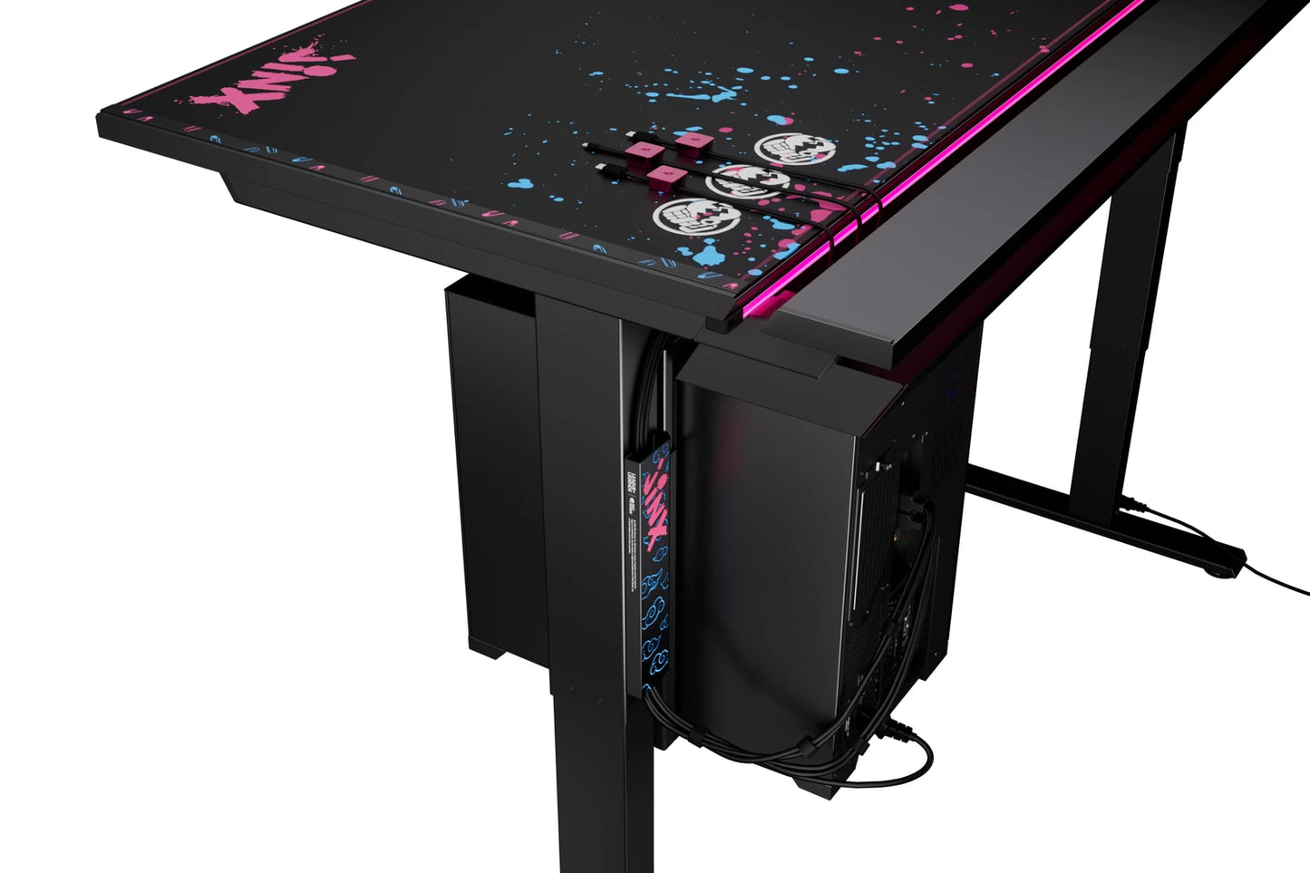 Secretlab ケーブルマネージメントセット League of Legends ジンクス エディション