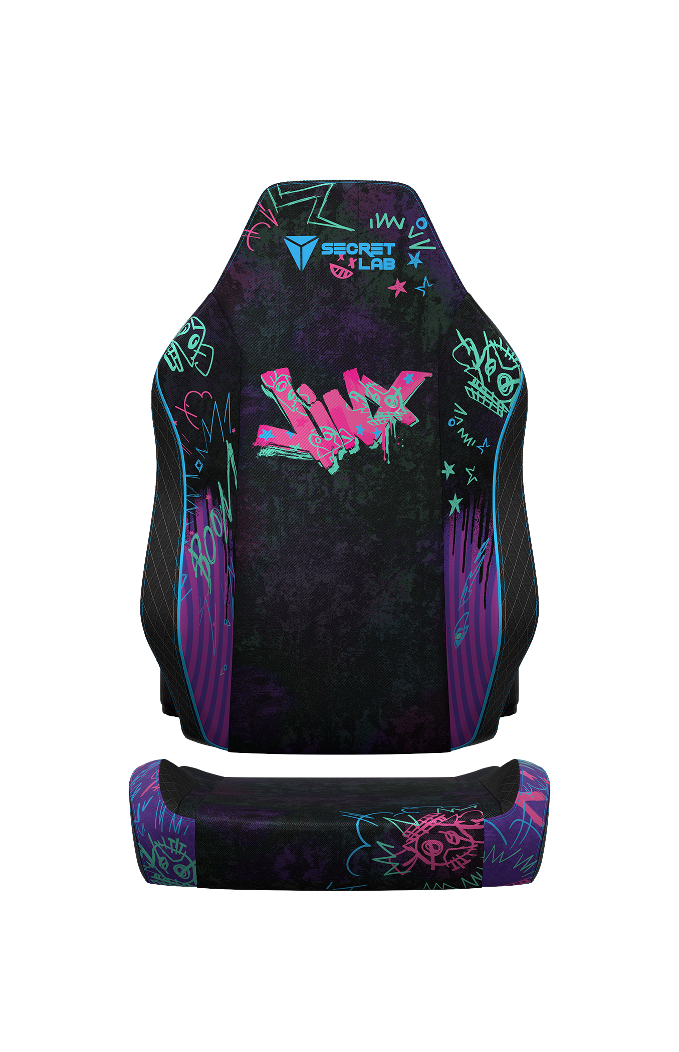 Secretlab SKINS Arcane Jinx Edition｜Secretlab × Riot Games