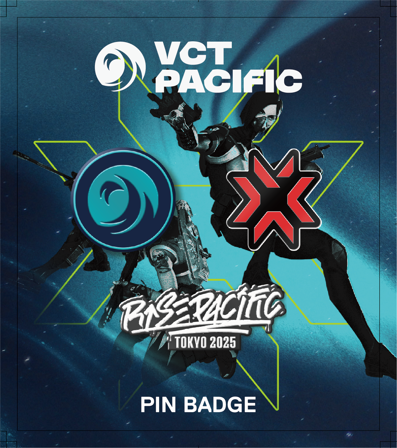 VCT PACIFIC FINALS TOKYO  公式ピンバッチ