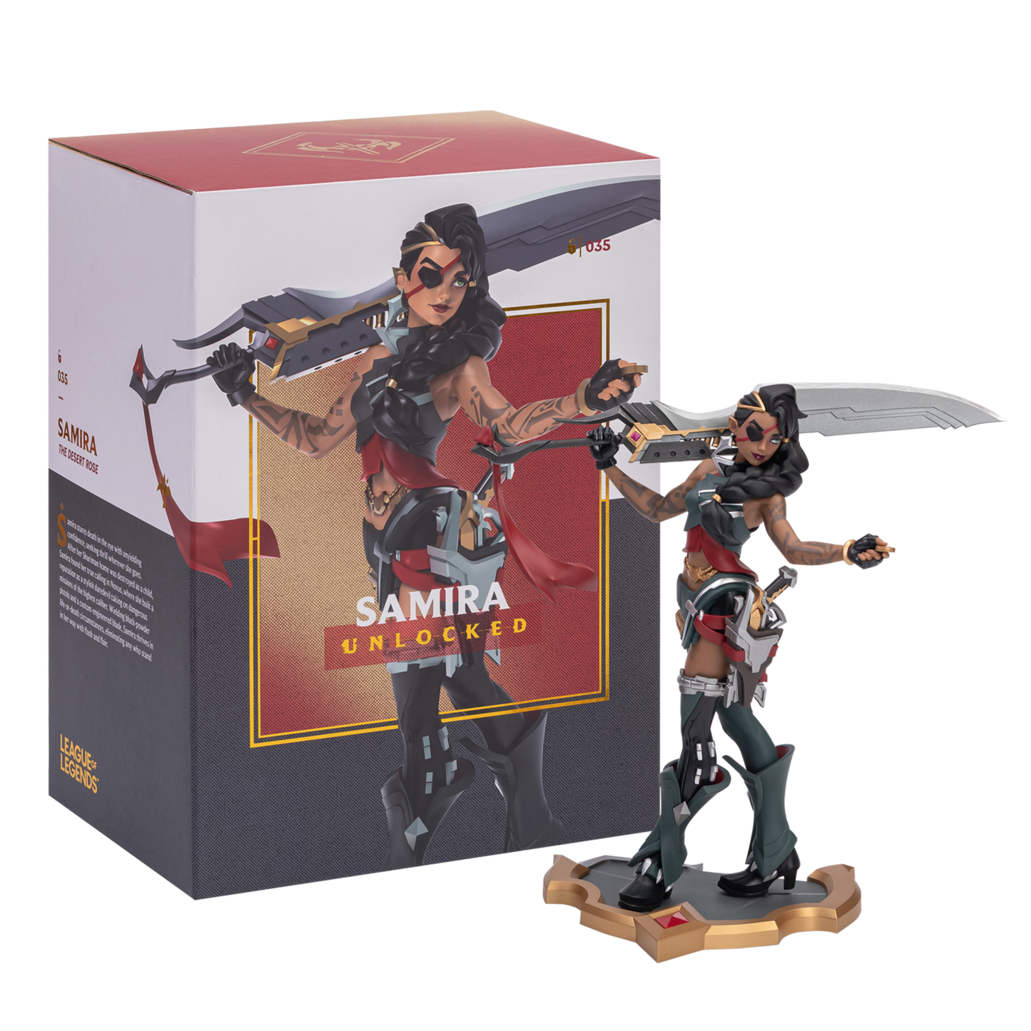 サミーラ UNLOCKED スタチュー - リーグ・オブ・レジェンド