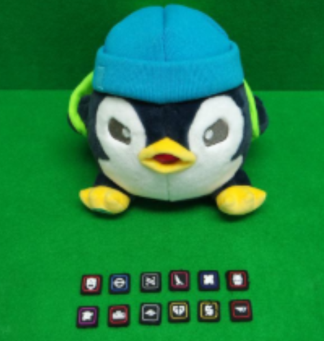 VCT Pacific ペンギンのダンぬいぐるみ チームパッチ付き