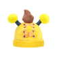 Beemo and matching stuffed toy hat 