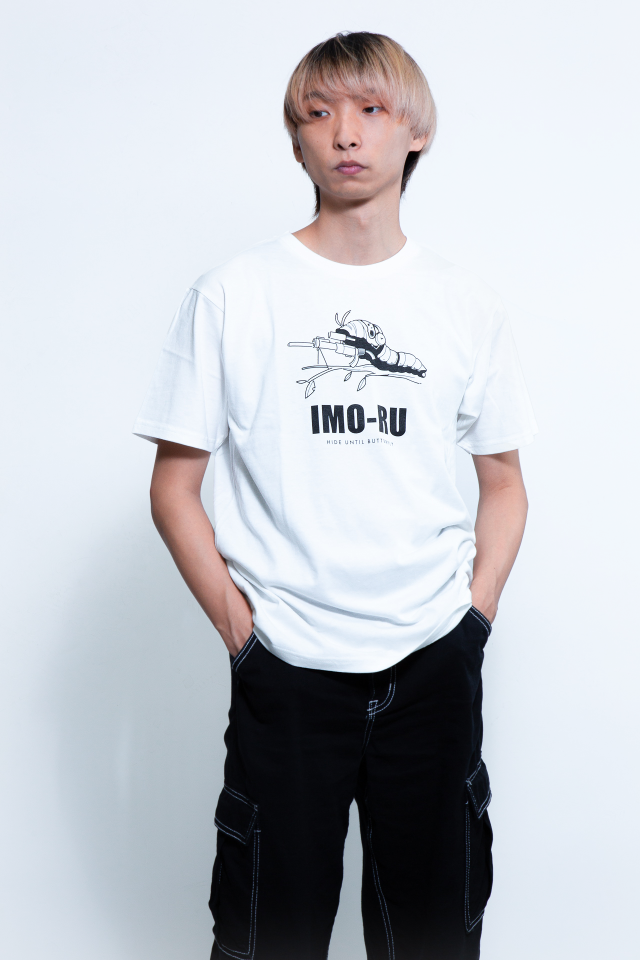 IMORU IMO MUSHI T Shirts Off White