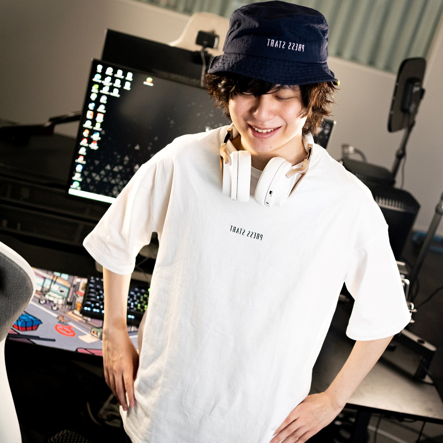 TЯATƧ ƧƧƎЯᑫ ビッグTシャツ（ホワイト）Model : Takaya Special