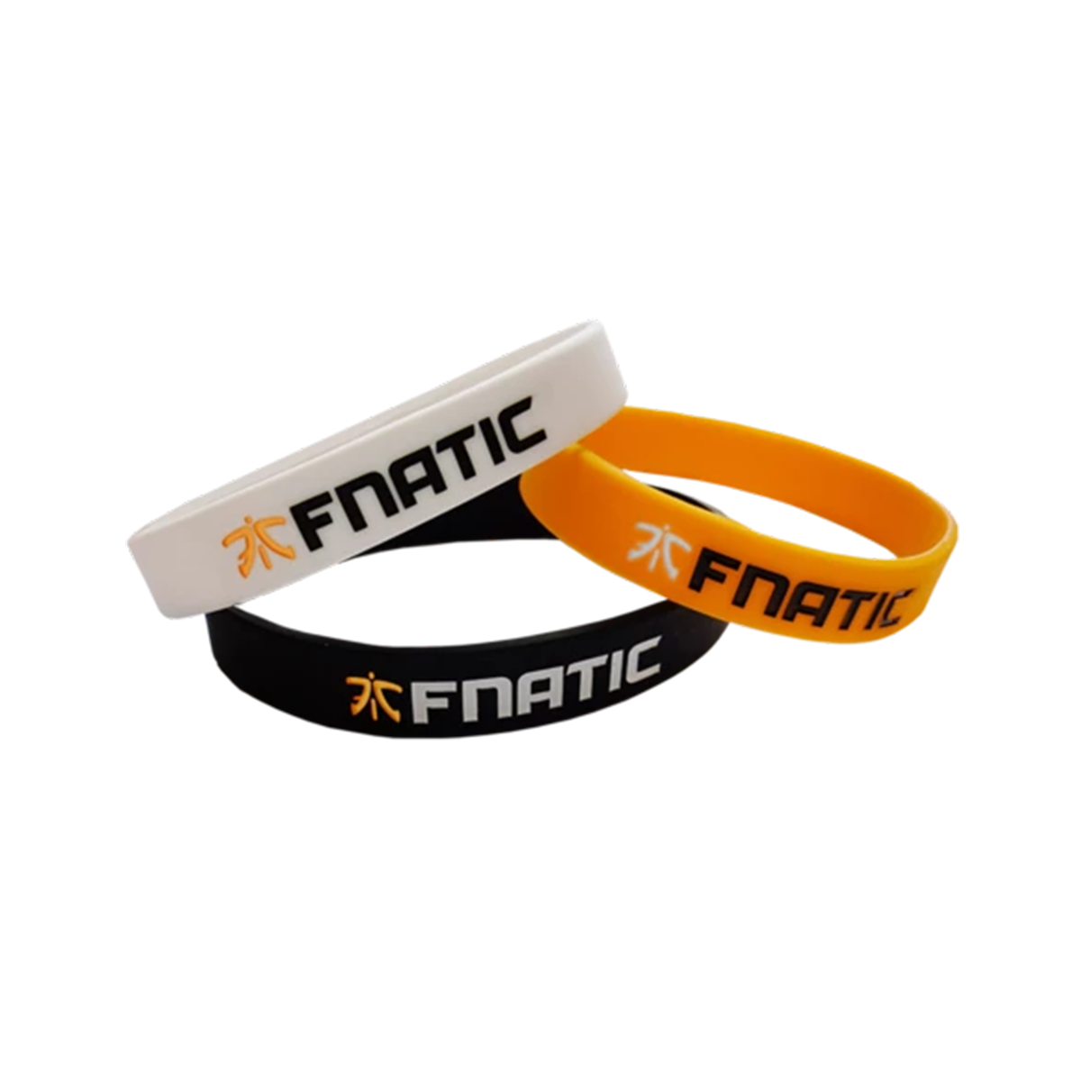 Fnatic シリコン リストバンド（3色セット）「レトロロゴ版」